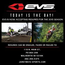 You must make sure that yours stands out and that you are unique. Evs Sports Accepting Rider Support Resumes Racer X
