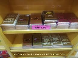 Merek coklat satu ini sudah terkenal di indonesia dan sering dijumpai. Shopping Di Langkawi Langkawi Saga Haji Ismail Group Hig Ceritera Ibu