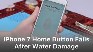 How To Repair Iphone 7 Home Button Not Working After Water Damage Youtube