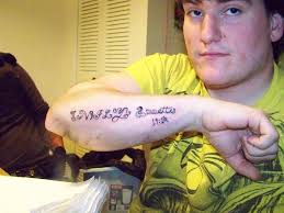 Tattooist: “how's that feel?” Me: “terrible, keep going”