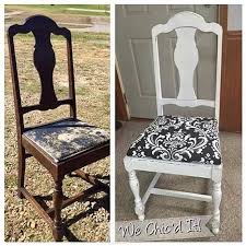 Diy How To Instructions For A Wood Chair Paint Etsy In 2020 Rustic Dining Furniture Dining Chair Makeover Reupholster Chair Dining