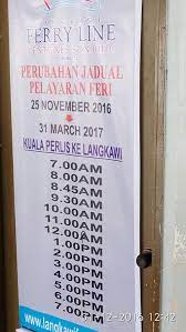 Senarai harga tiket untuk kenderaan adalah mengikut jenis kenderaan dan cc enjin. One Day Trip Langkawi Ade Luckman
