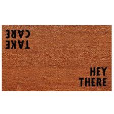 Calloway Mills Hey There Door Mat 17 In X 29 In 100511729 The Home Depot Outdoor Door Mat Door Mat Front Door Mats