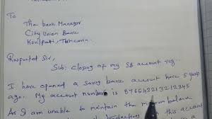 You can pay with a person. Sample Letter To Bank Manager To Close Your Bank Account Youtube