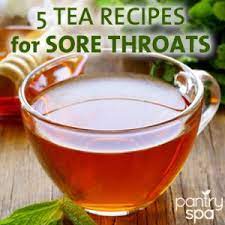 5 Sore Throat Tea Recipes Diy Natural Sore Throat Remedies Natural Home Remedies Home Health Remedies Tea Recipes Diy