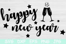 These svg images were created by modifying the images of pixabay. New Years Eve Svg Happy New Year Svg Graphic By Tiffscraftycreations Creative Fabrica