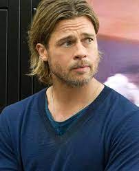Pin By Monica On Brad P Brad Pitt Long Hair Brad Pitt Haircut Brad Pitt Hair