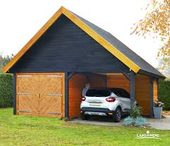 Holzgarage Woodville Ps11 Massarbeit Moglich Lugarde Schuppen Ideen Carports Carport Satteldach