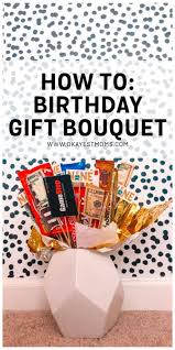 Gift card bouquet for birthday. Birthday Gift Bouquet Okayest Moms