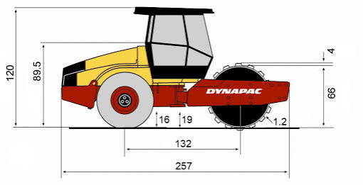 Dynapac CA702PD Padfoot Compactor