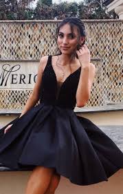 Little Black Dress 2018 Short Black Homecoming Dress Party Dress Dancing Dress Black Homecoming Dress Homecoming Dresses Short Black Homecoming Dresses