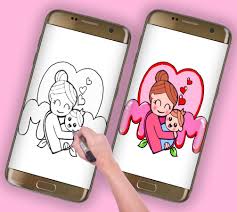 What are some good ideas for mothers day drawings? How To Draw Cute Mom Mother S Day For Android Apk Download