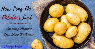 Some common traits of bad potatoes are discoloration and growths through the skin. How Long Do Potatoes Last Amazing Answer You Need To Know Cooking Passio