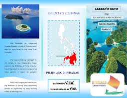 Travel Brochure Destinations In Mindanao Tagalog Lakbayin Natin Piliin Ang Pilipinas Ang Studocu