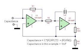 Capacitance Multiplier Using An Integrator Hobby Electronics Analog Circuits Electronics