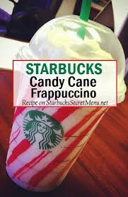 Starbucks Candy Cane Frappuccino Starbucks Drinks Recipes Starbucks Recipes Secret Starbucks Drinks