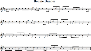 Christmas sheet music and carols to download for violin solo. Bonnie Dundee Free Violin Sheet Music