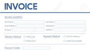 Invoice Billing Information Form Graphic Concept Stock Photo Picture And Royalty Free Image Image 62602329