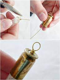 With only some sugar, salt substitute and an instant cold pack, you can make your very own gunpowder! Fascinating Jewelry Making Craft Diy Bullet Necklace Bullet Casing Jewelry Bullet Jewelry Bullet Crafts