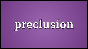 Suppose i'm a rock star with a history of public drunkenness, and you hire me to perform a an example of issue preclusion would be a plaintiff getting injured by an employee driving a company vehicle. Preclusion Meaning Youtube