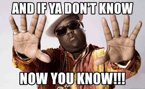 It also investigates new and. And If Ya Don T Know Now You Know Biggiesmalls Meme Generator