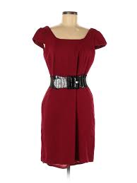 Details About Antonio Melani Women Red Casual Dress 8
