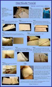 Chest Binding Tutorial For Crossplaying Cosplay Say That Five Times Fast Binder Diy Cosplay Diy Diy Binder