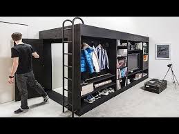Incredible Bedroom And Space Saving Furniture For Small Spaces Youtube Cube Furniture Furniture For Small Spaces Functional Furniture