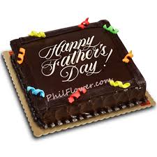 You wan sabi wia di celebration from come? Father S Day Chocolate Dedication Cake By Red Ribbon To Philippines