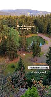 Geheimtipp Bergsee Am Rennsteig Ferienhaus Lichtung Bergsee Ferienhaus See