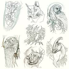 When You Have 13 Appointments To Draw For For America Next Week Better Start Early And Rough As Man New School Tattoo Neo Traditional Tattoo Drawings