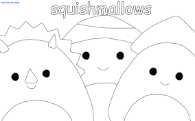 For boys and girls, kids and adults, teenagers and toddlers, preschoolers …simply pick a page, choose your font, type in text, and then print! Squishmallows Coloring Pages Printable Coloring Pages
