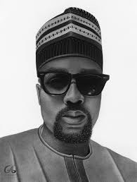 CHARCOAL drawing by Howard Collier. Nicely done. From last night's session  with Emily.