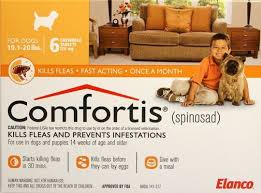 comfortis 270mg for cats 6 1 12 lbs dogs 10 20 lbs 6 pk