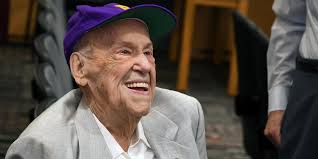 Herb Young '50, a stalwart Rider supporter, dies at 90