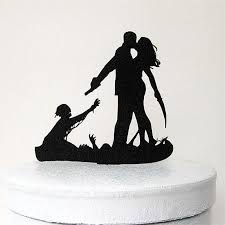Wedding Cake Topper Scary Horror Halloween Theme Funny Humorous Creative Funny Wedding Cake Toppers Halloween Wedding Cakes Funny Wedding Cakes