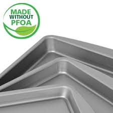 Stainless steel oven trays ukrainian federal credit. Amazon Com G S Metal Products Company Hg56r Ovenstuff Toaster Oven Cookie Baking Pan With Nonstick Cooling Rack 8 5 X 6 5 Gray Bake Pan Home Kitchen