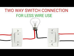 Wiring diagram for two way light. Two Way Switch Wiring Connection Youtube