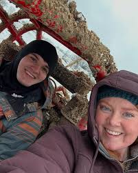 Had such a fun time with the family and friends in the snow today. They  sled while I slide sideways in the snow in the RS1 #polarisrs1 #polaris  #snowriding #snowday #snow2025 #trinityexhaust #