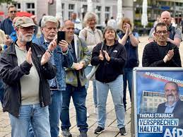 AfD-Bürgerdialog auf dem Sternplatz ohne Störungen