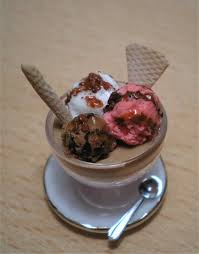 Las Casitas De Naran Copas De Helado Chocolate Fresa Y Nata