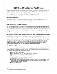 Copd And Dysphagia Patient Handout Speech Therapy Tools Speech Therapy Materials Dysphagia Therapy