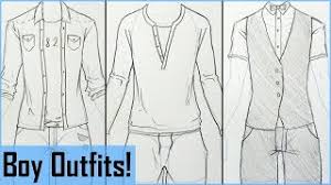 Image of cute step by people rhdragoartcom us clothing with pictures. How To Draw Manga Boy Outfits Youtube