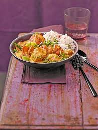 Hahnchen Ananas Curry Mit Reis Ein Sehr Schones Rezept Aus Der Kategorie Studentenkuche Bewertungen 931 Durchschnit Hahnchen Ananas Curry Curryreis Rezepte