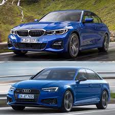 Photo Comparison G20 Bmw 3 Series Vs Facelifted Audi A4 Bmw Bmw 3 Series Audi A4