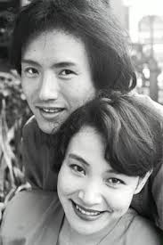 Hollywood film star Joan Chen and her artist brother, Chase Chen. The pair  are in Hong Kong to