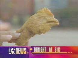 Form the mixture into small shapes and coat with the bread crumbs. Fried Chicken Head At Mcdonalds Youtube