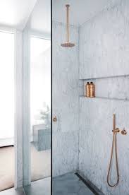 Finished with solid brass trim. 18 Gorgeous Marble Bathrooms With Brass Gold Fixtures