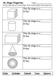 2d And 3d Shapes Charts Google Search Shapes Worksheet