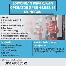 Adapun tugas dan tanggung jawab kementerian ini adalah menyelenggarakan urusan di bidang pembangunan daerah tertinggal dalam pemerintahan untuk membantu presiden dalam menyelenggarakan. Lowongan Kerja Spbu Jogja 2020 Minimal Sma Smk 2021
